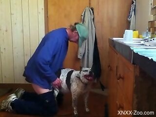 Amateur old man wants to fuck his dog and fulfill his fetishes