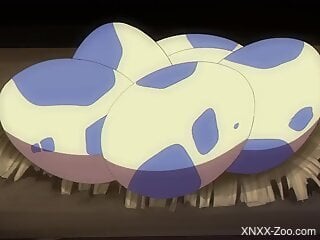 Anime whore gets raped by tentacles in brutal perversions